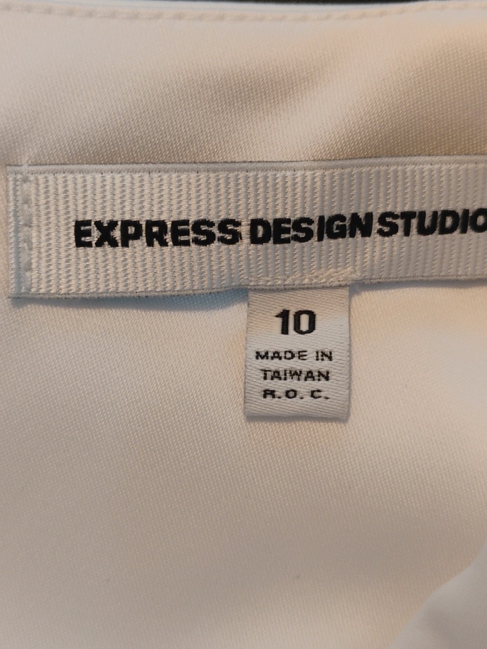 Express Design Studio White Skirt Size 10 Amazing Design - Picture 7 of 8